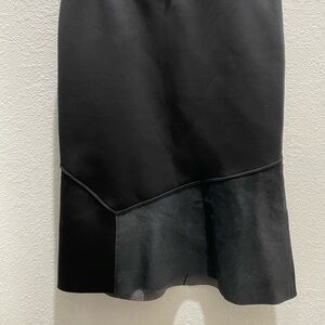 Elie Tahari Asymmetrical Black Skirt